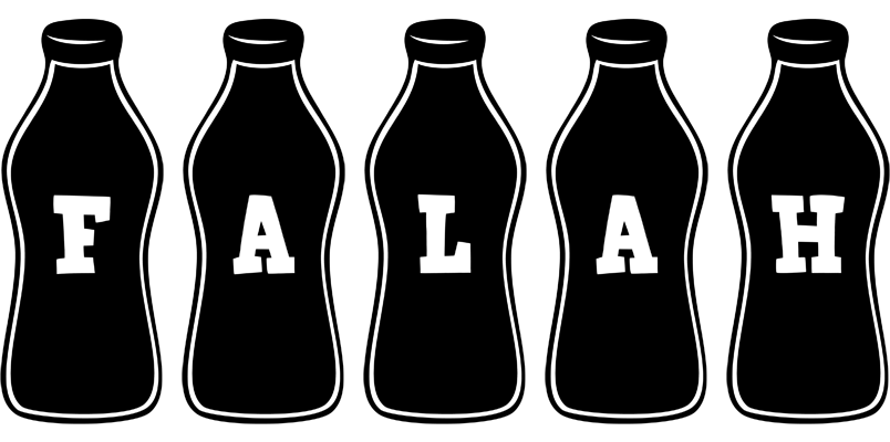 Falah bottle logo