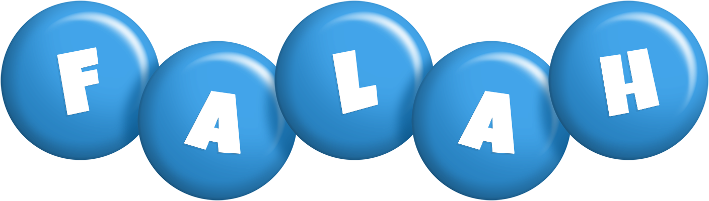 Falah candy-blue logo