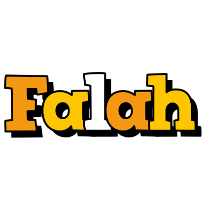 Falah cartoon logo