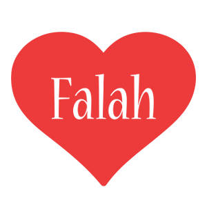 Falah love logo