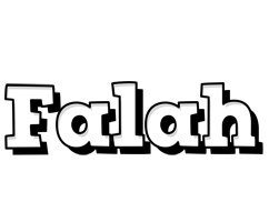 Falah snowing logo