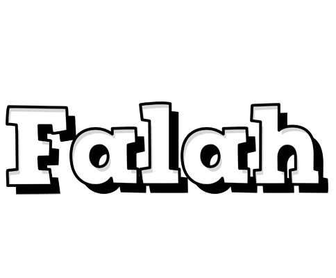 Falah snowing logo