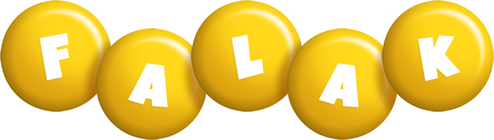 Falak candy-yellow logo