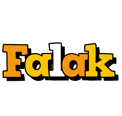 Falak cartoon logo