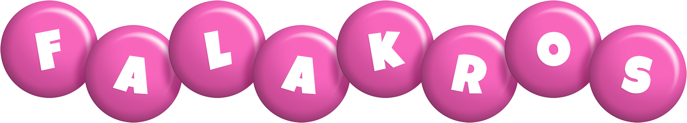 Falakros candy-pink logo