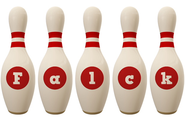 Falck bowling-pin logo