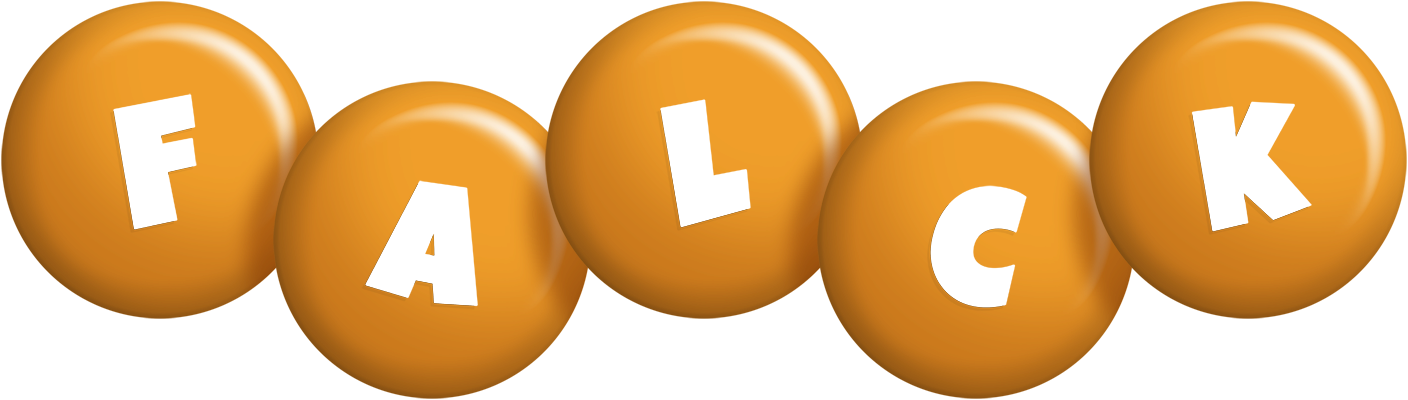 Falck candy-orange logo