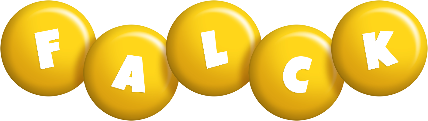 Falck candy-yellow logo