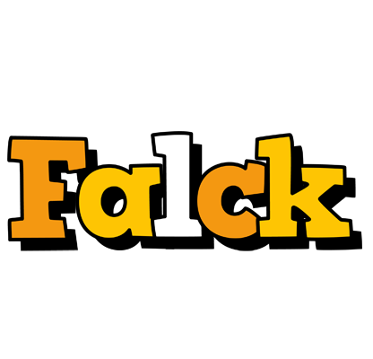 Falck cartoon logo