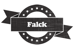 Falck grunge logo