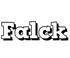 Falck snowing logo