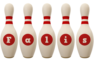 Falis bowling-pin logo