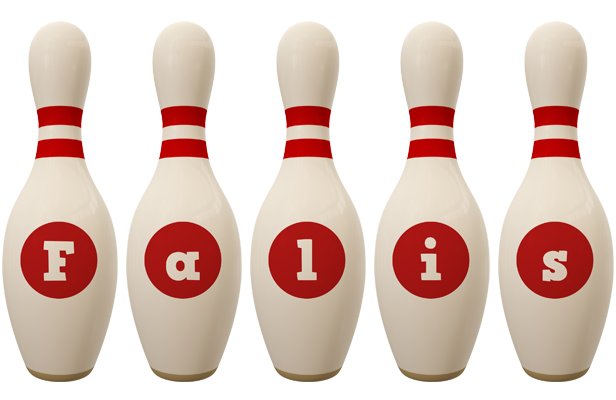 Falis bowling-pin logo