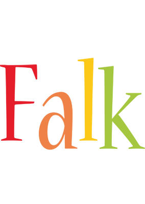 Falk birthday logo