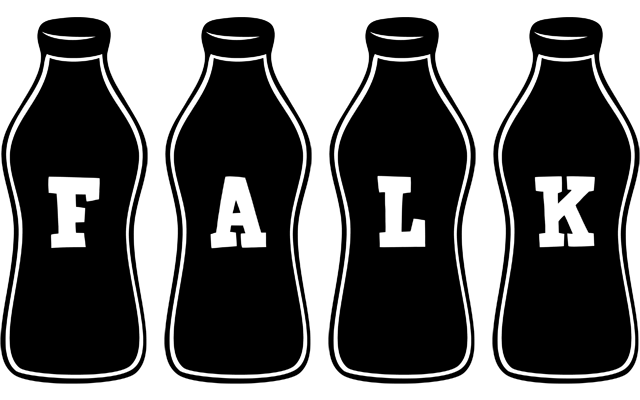 Falk bottle logo
