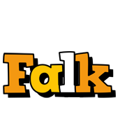 Falk cartoon logo