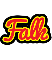 Falk fireman logo