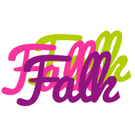 Falk flowers logo