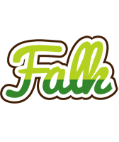 Falk golfing logo