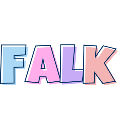 Falk pastel logo