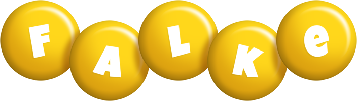 Falke candy-yellow logo