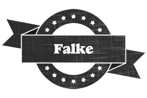 Falke grunge logo