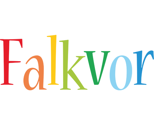 Falkvor birthday logo