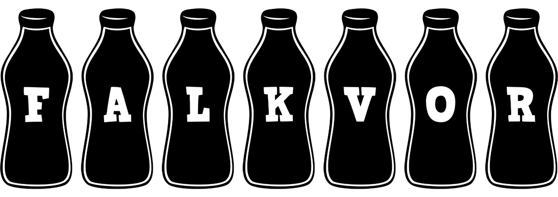 Falkvor bottle logo