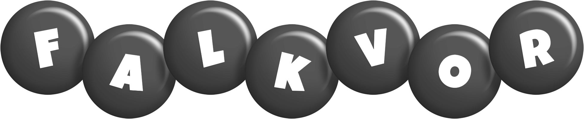Falkvor candy-black logo