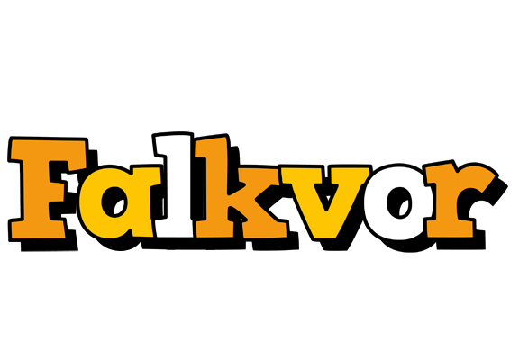 Falkvor cartoon logo