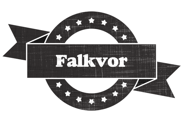Falkvor grunge logo