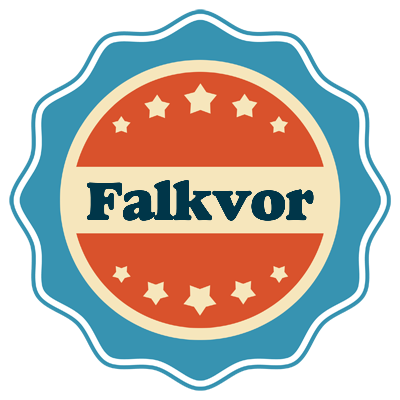 Falkvor labels logo
