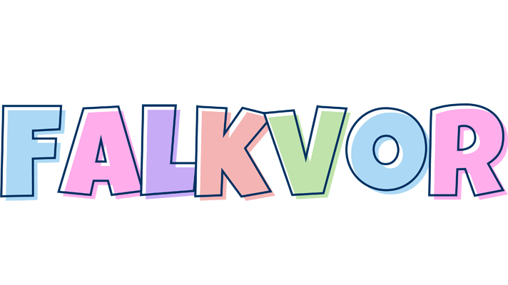 Falkvor pastel logo