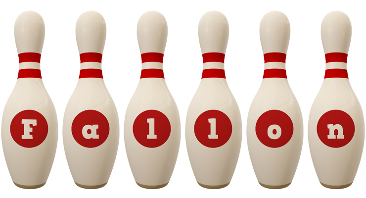 Fallon bowling-pin logo