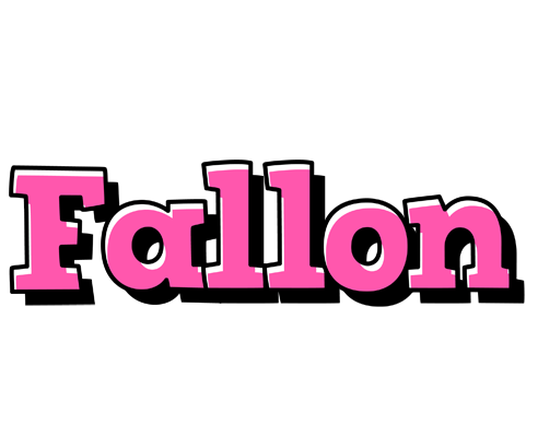 Fallon girlish logo