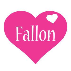 Fallon love-heart logo