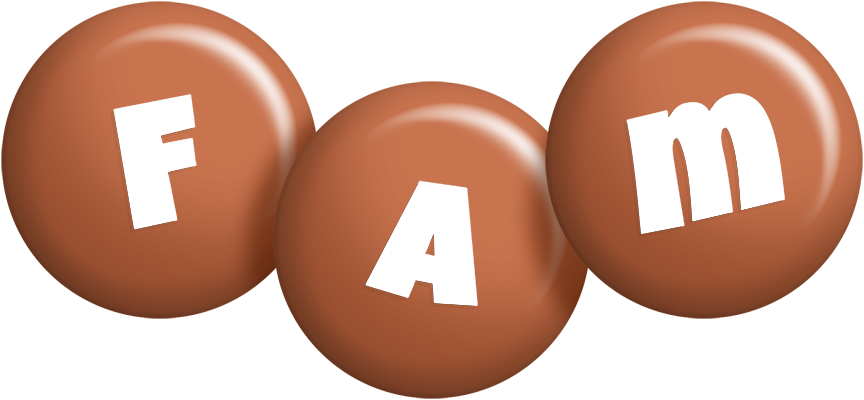 Fam candy-brown logo