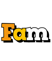 Fam cartoon logo