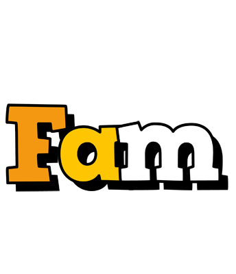 Fam cartoon logo