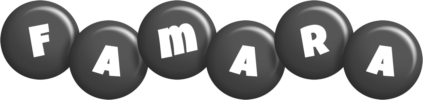 Famara candy-black logo