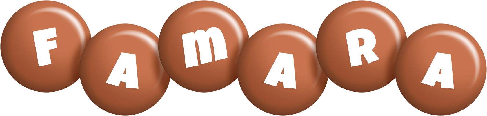 Famara candy-brown logo