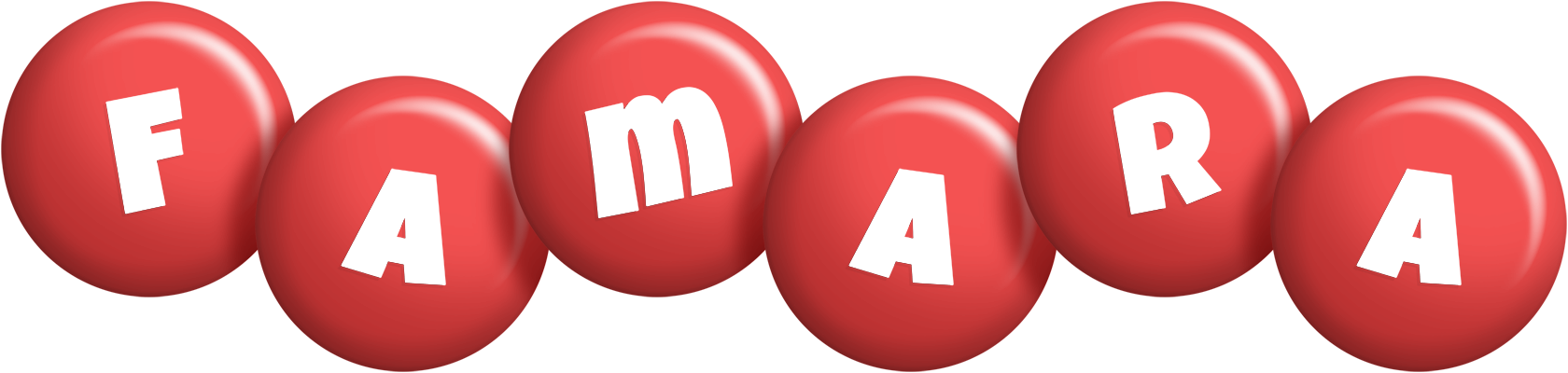Famara candy-red logo
