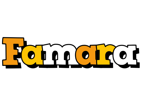 Famara cartoon logo