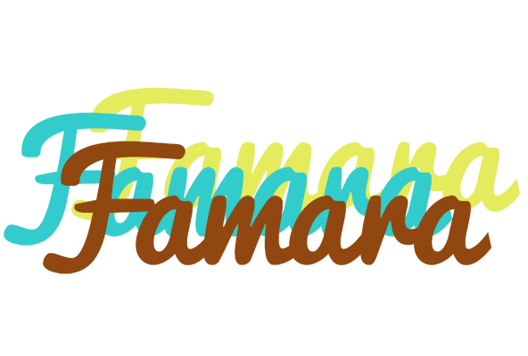 Famara cupcake logo