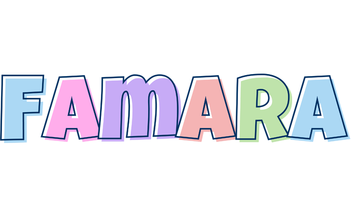 Famara pastel logo