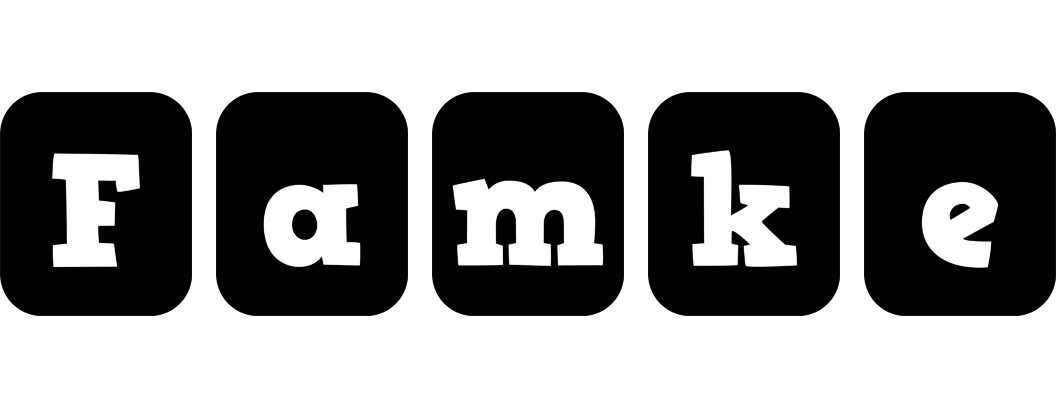 Famke box logo