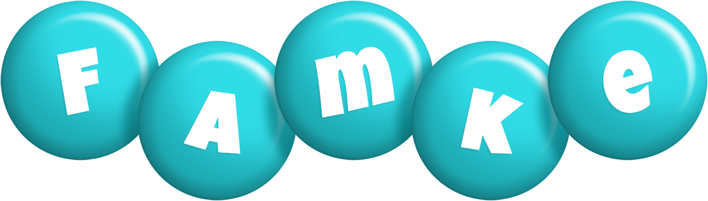Famke candy-azur logo