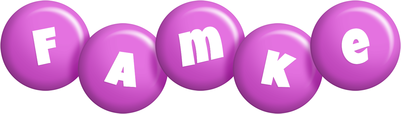 Famke candy-purple logo