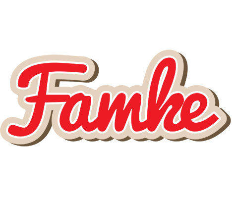 Famke chocolate logo