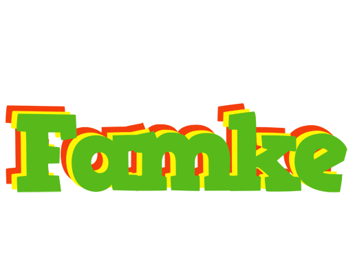 Famke crocodile logo